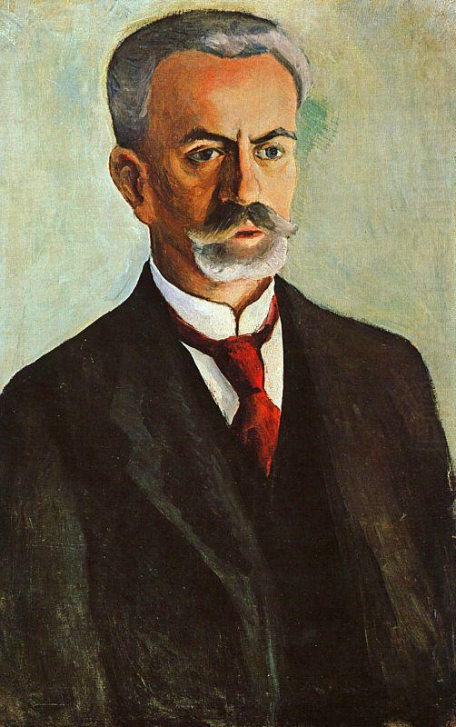 Portrait of Bernhard Koehler, August Macke